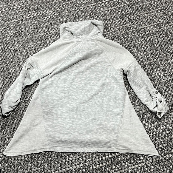 Calvin Klein | Grey Cowl Neck 3/4 Sleeve Sweater - Picture 5 of 16